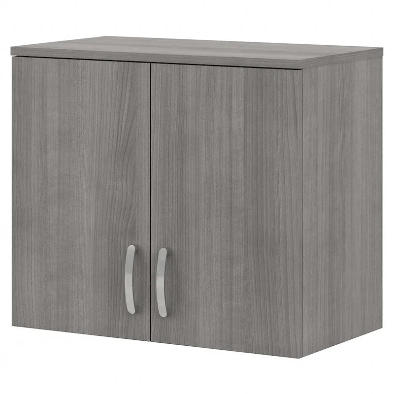 Wall Mounted Storage Cabinet with Doors and Adjustable Shelves