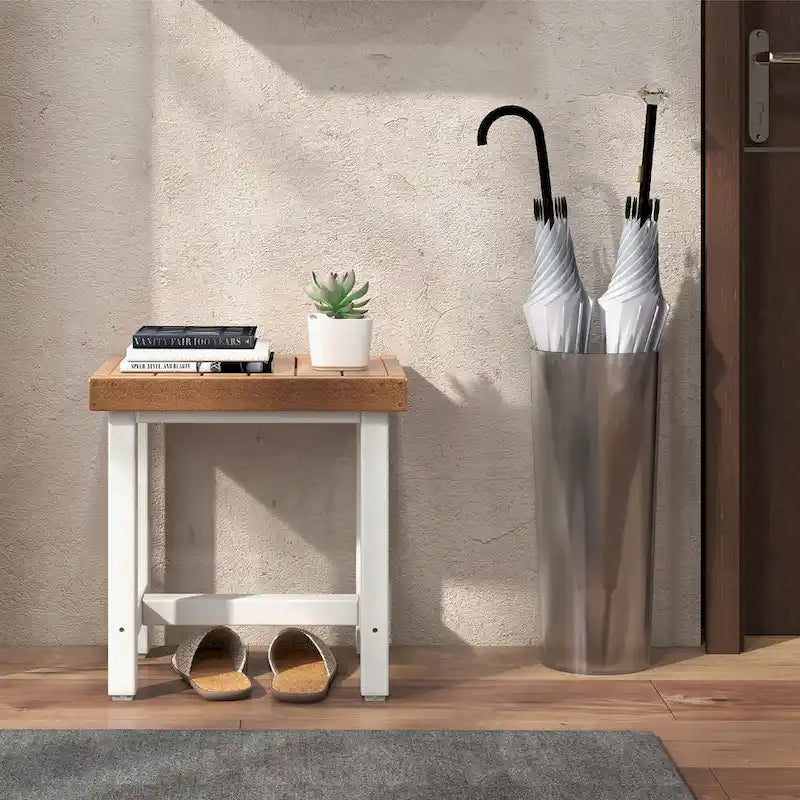 18 x 12 Heavy Duty HDPE Waterproof Shower Bench Spa Bath Stool