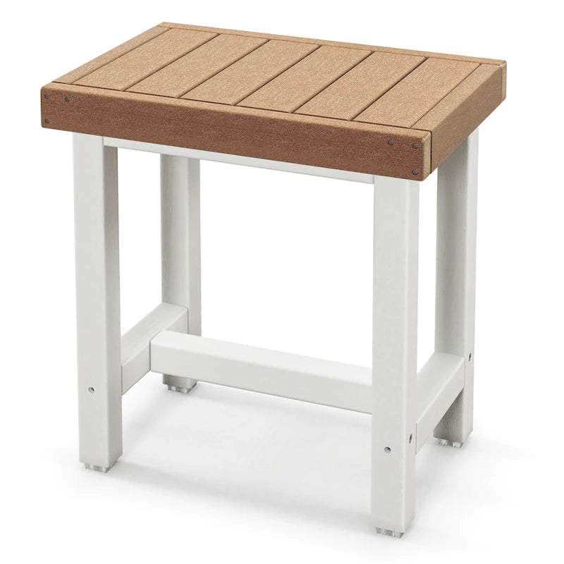 18 x 12 Heavy Duty HDPE Waterproof Shower Bench Spa Bath Stool