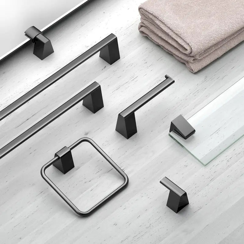 20-Inch Clear Glass Bathroom Shelf