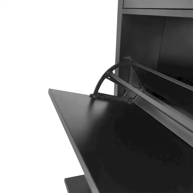 Functionele schoenenorganizer voor de hal met 2 klepladen