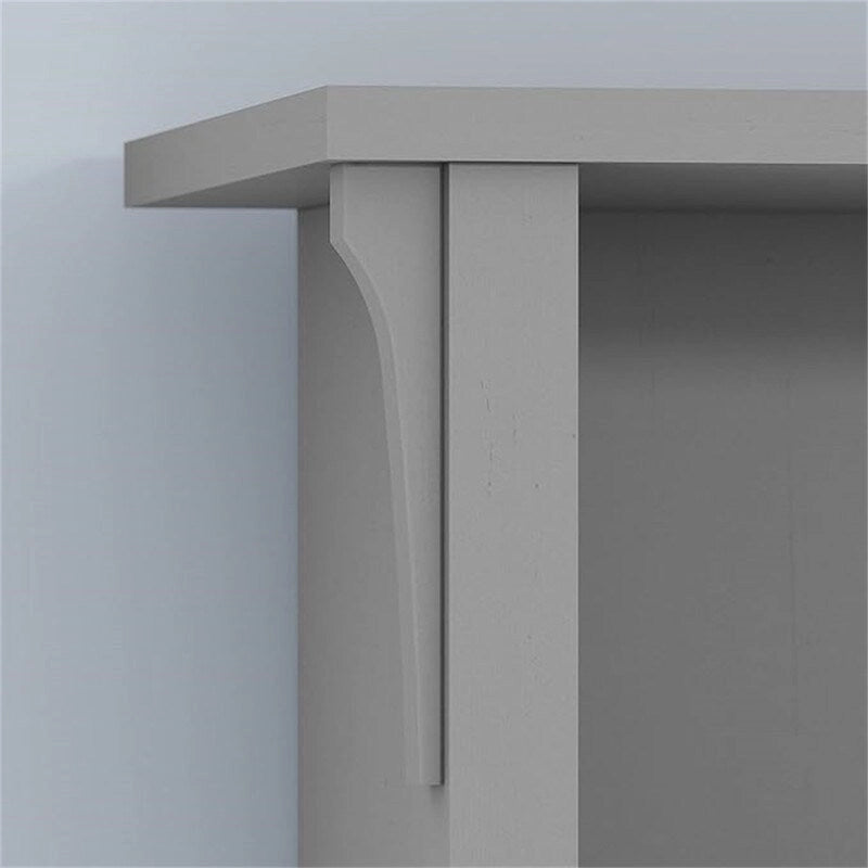 Garderobenbank im Mission-Stil mit Schuhbank und Kleiderhaken, 15.75T x 31.73B x 68.11H