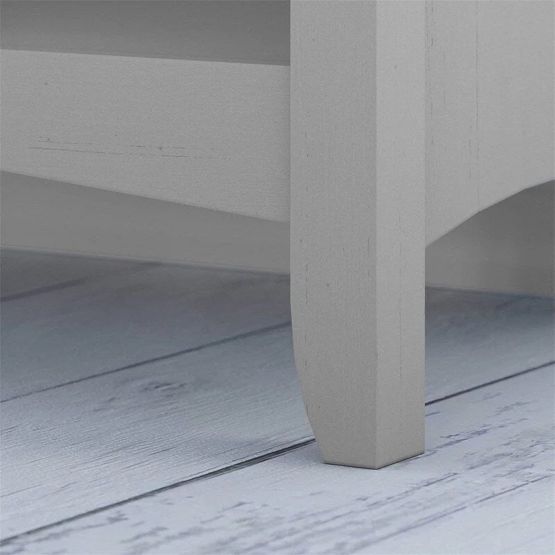 Garderobenbank im Mission-Stil mit Schuhbank und Kleiderhaken, 15.75T x 31.73B x 68.11H