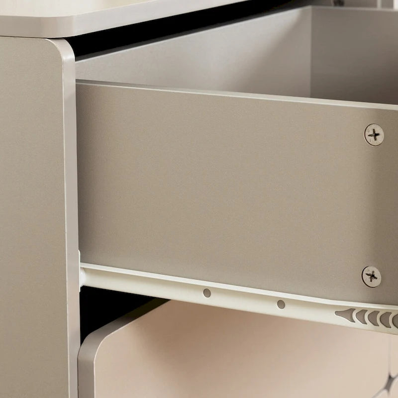 Six-Drawer Dresser Storage Cabinet, Buffet Console Table