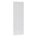 Panneau d’extrémité mural gris pour meuble avec chant, 12 x 30