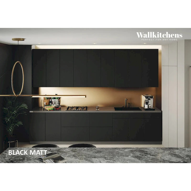 Gray Edgeband Cabinet Wall End Panel, 12 x 30