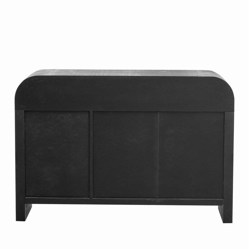 47.2W Retro Minimalist Sideboard with Gold Handles and Adjustable Shelves
