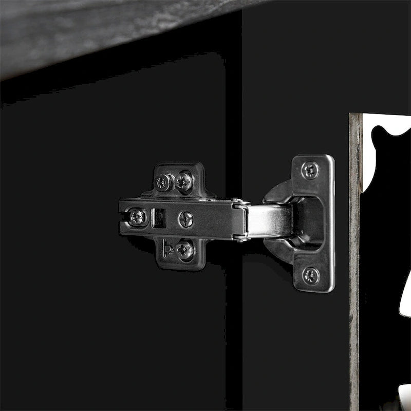 Hollow Four-Door American Country Storage Cabinet