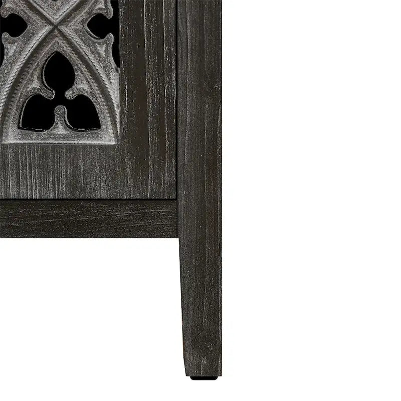 Hollow Four-Door American Country Storage Cabinet