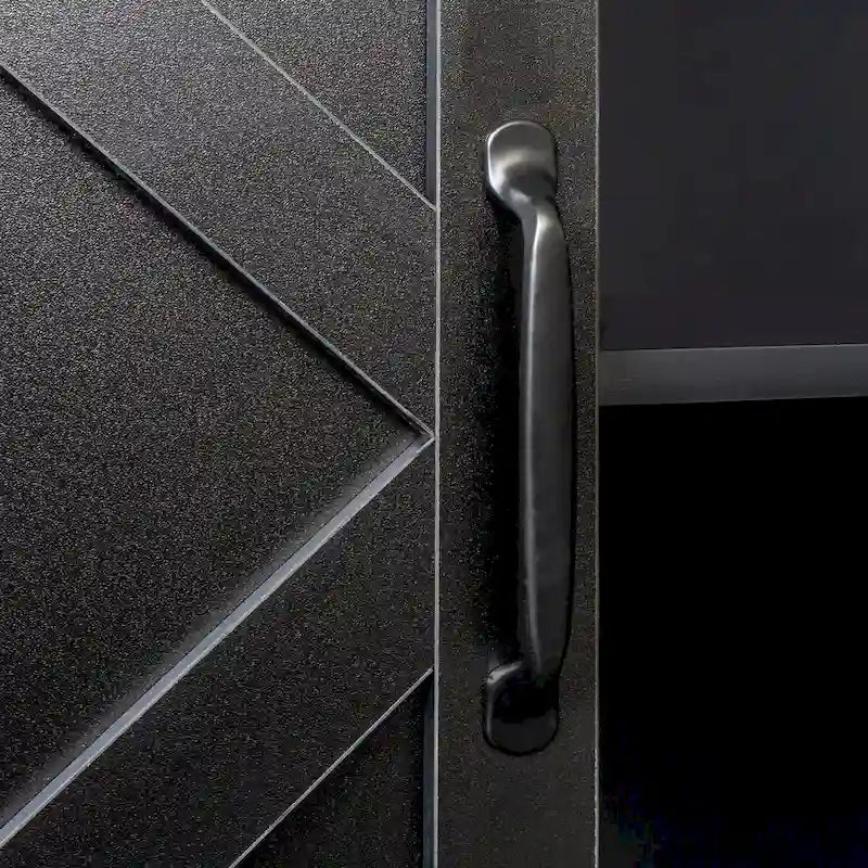 Credenza indipendente con 4 ante e 4 ripiani aperti