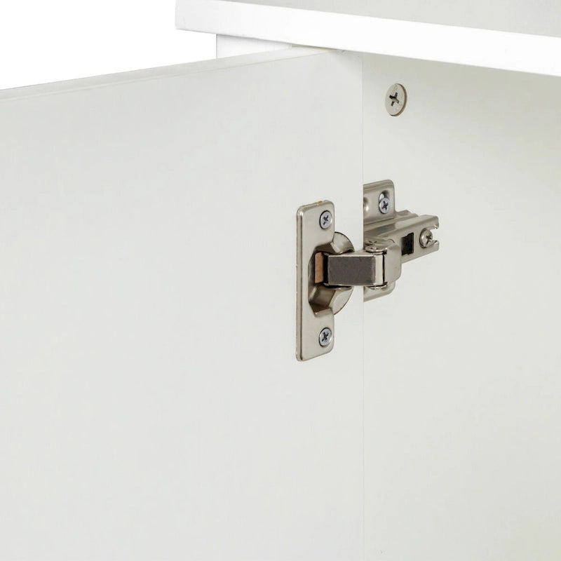 Credenza indipendente con 4 ante e 4 ripiani aperti