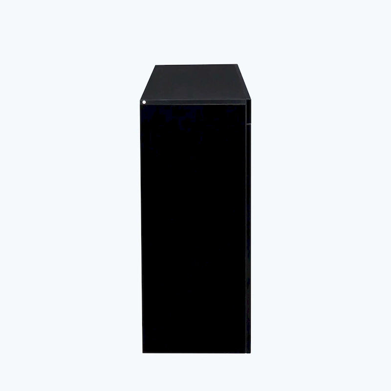 LED Light Kitchen Sideboard Cupboard with Drawer and 1 Door, High Gloss