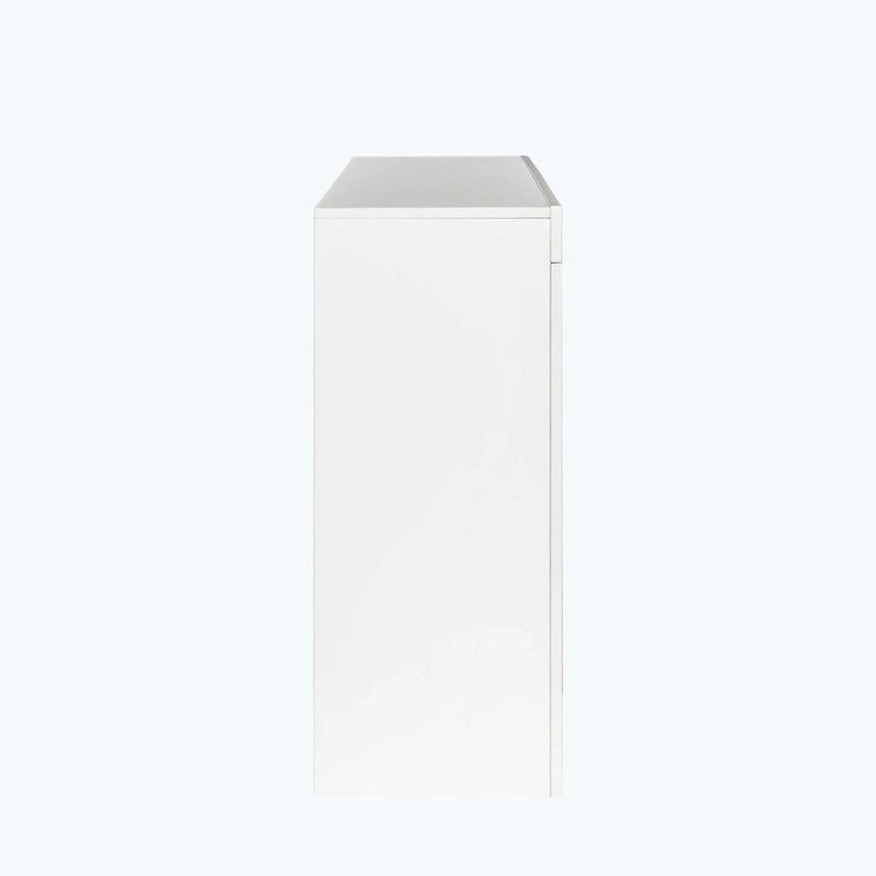 LED Light Kitchen Sideboard Cupboard with Drawer and 1 Door, High Gloss