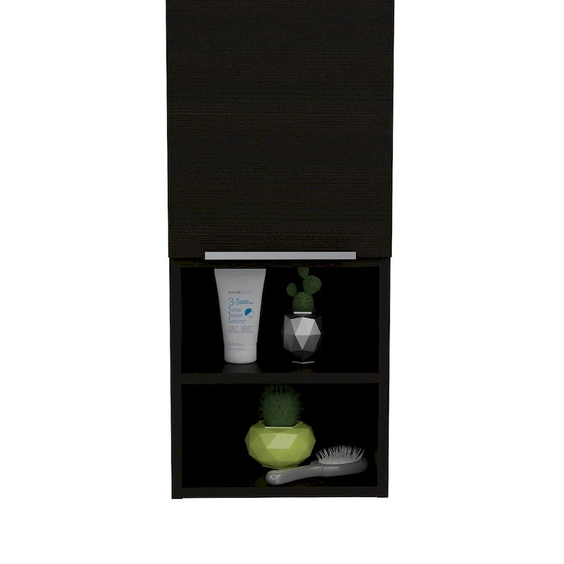 Medizinschrank in Kieferoptik mit zwei Innenablagen