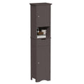 Hoher Badezimmerschrank mit Türen und Schubladen - 11.81T x 15.7B x 66.9H