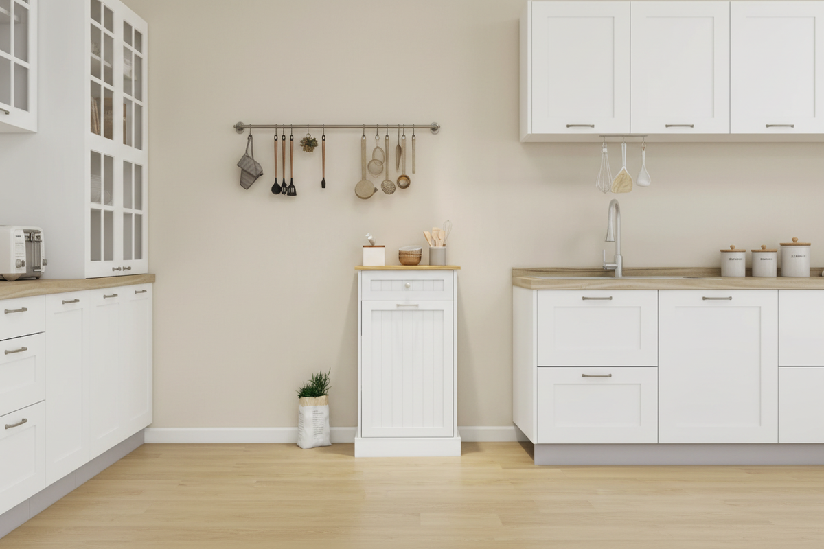 White Kitchen Cabinet Hero Banner
